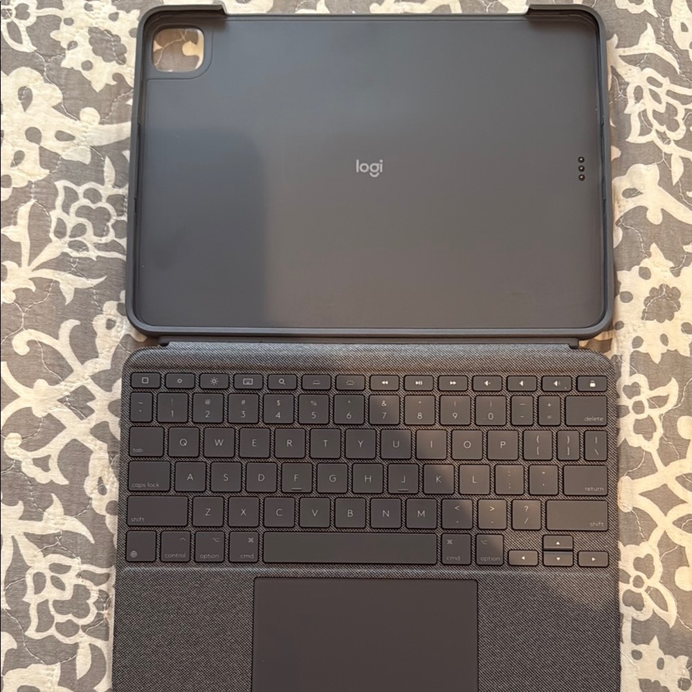 Logitech Grey Tablet Keyboard Case